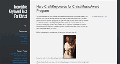 Desktop Screenshot of keyboardsforchrist.com